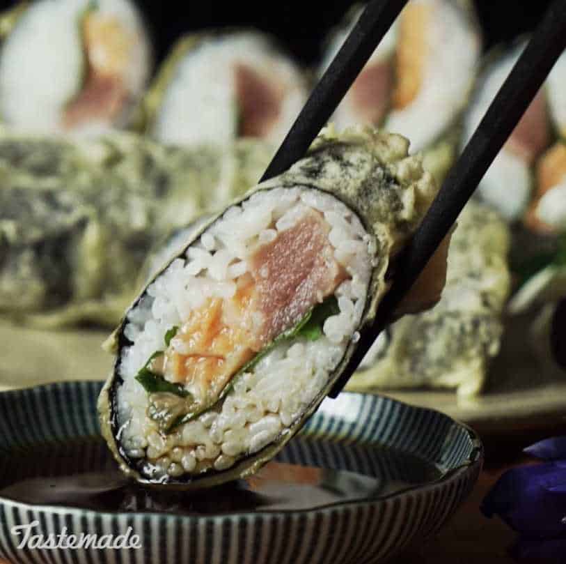 shrimp tempura sushi roll