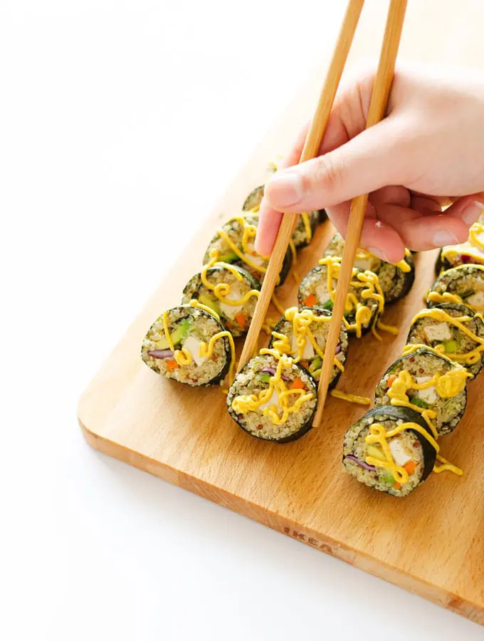 vegan sushi rolls