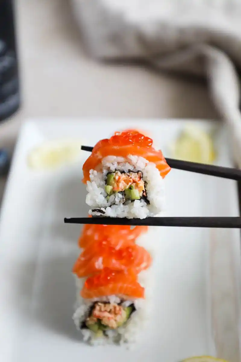 American Spin Alaska Sushi Roll