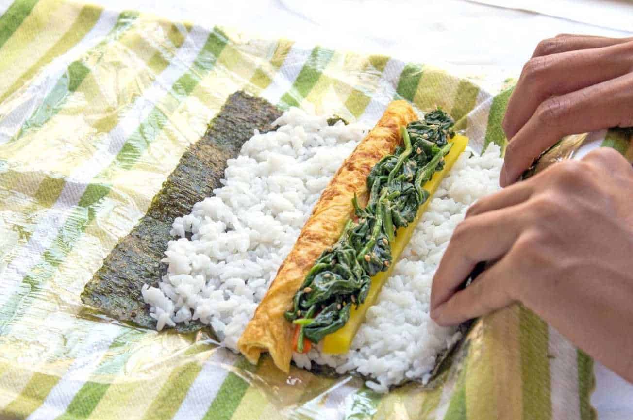 how to make sushi without a mat