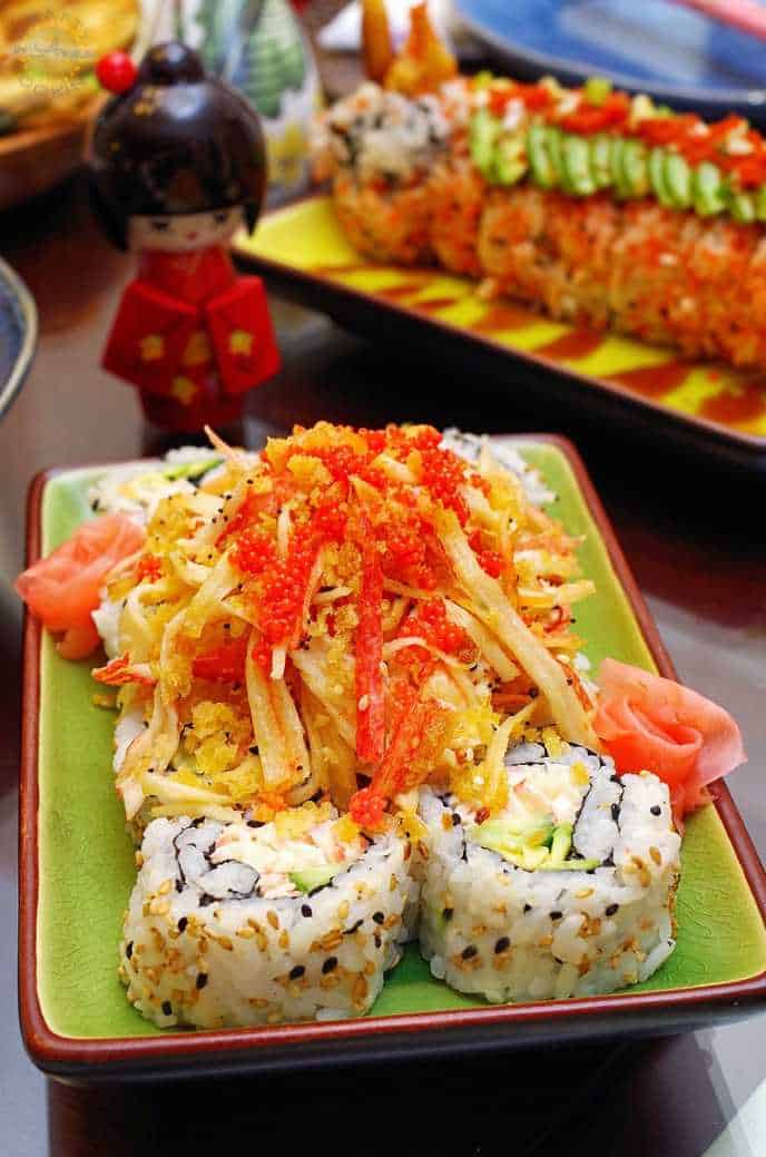 lava roll sushi
