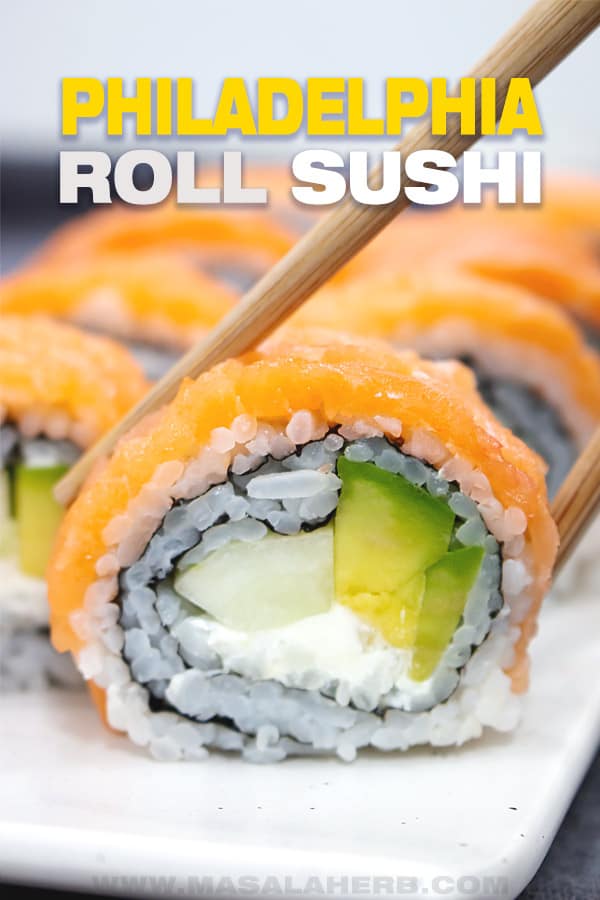 philly roll sushi