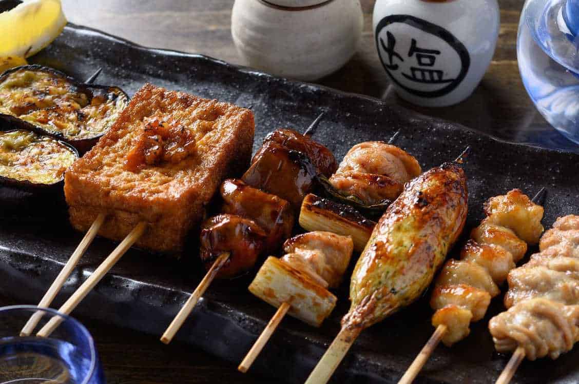 Kushiyaki-what goes well with sushi