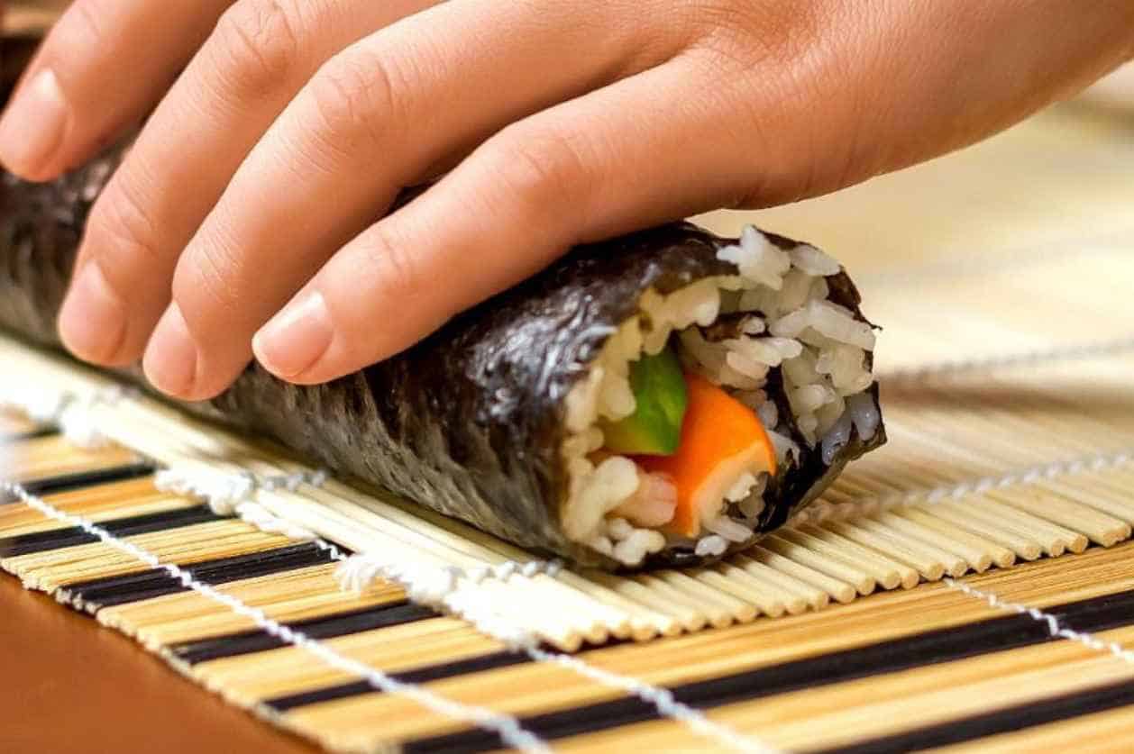 Serve sushi rolls yourself