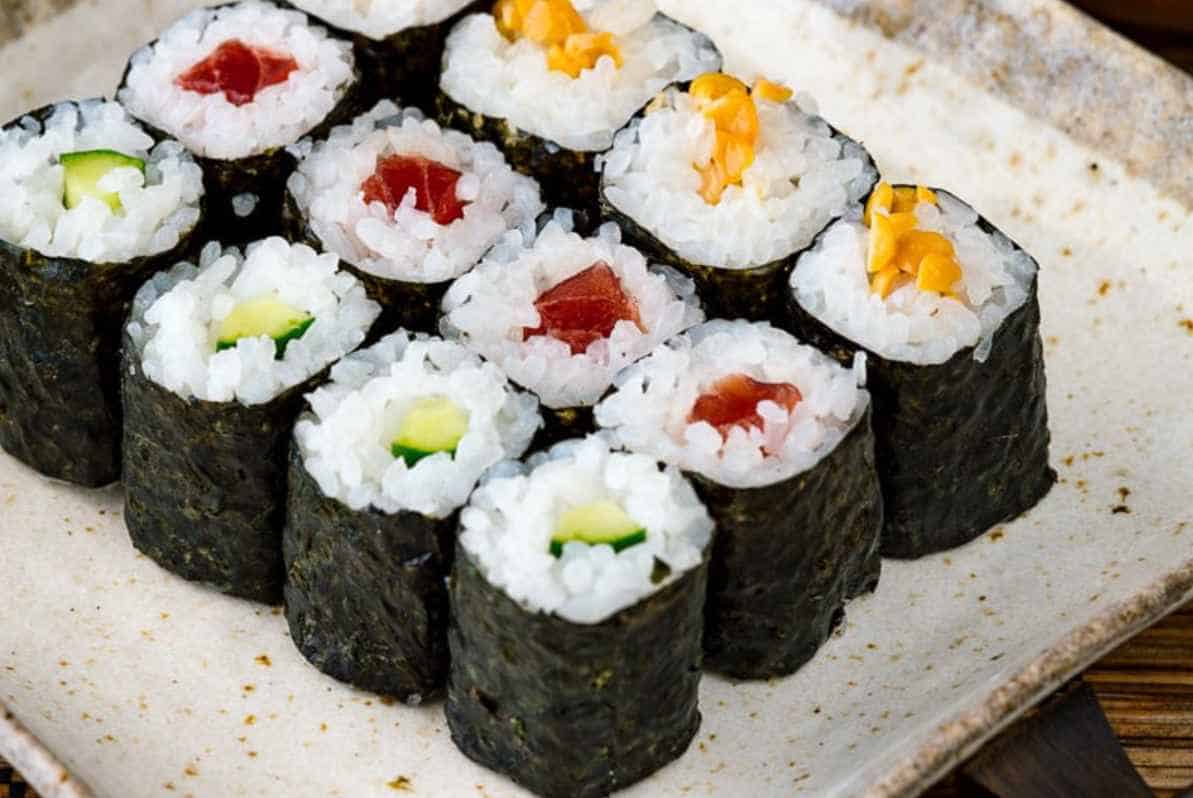 Sushi Rolls Needed Without Side Dishes