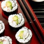 Avocado Sushi Roll Calories & Nutrition Facts