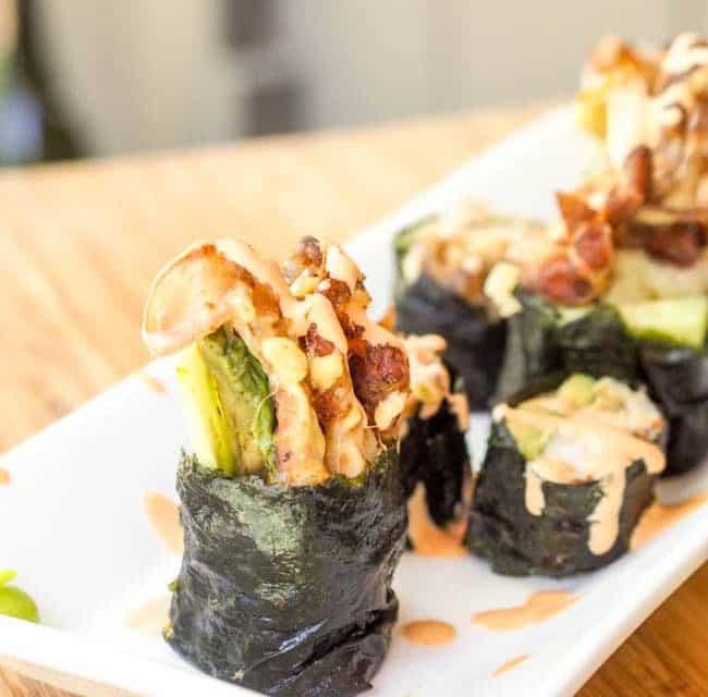 spider roll sushi ingredients