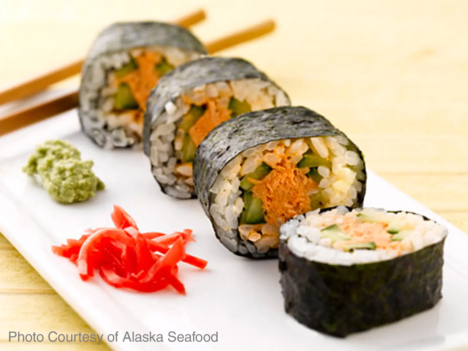 Alaska Salmon Sushi Roll