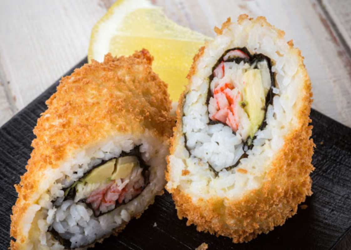 Crunchy Crab Roll Sushi