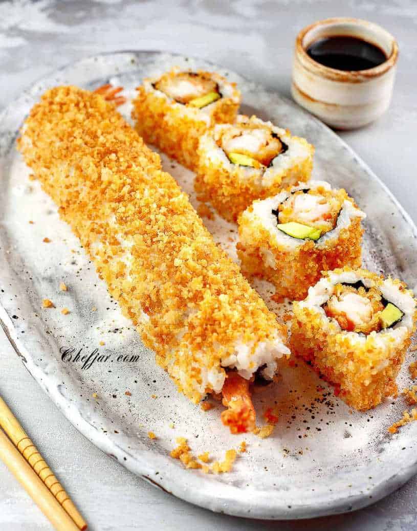 Crunchy Roll Sushi Recipe by Chef Jar