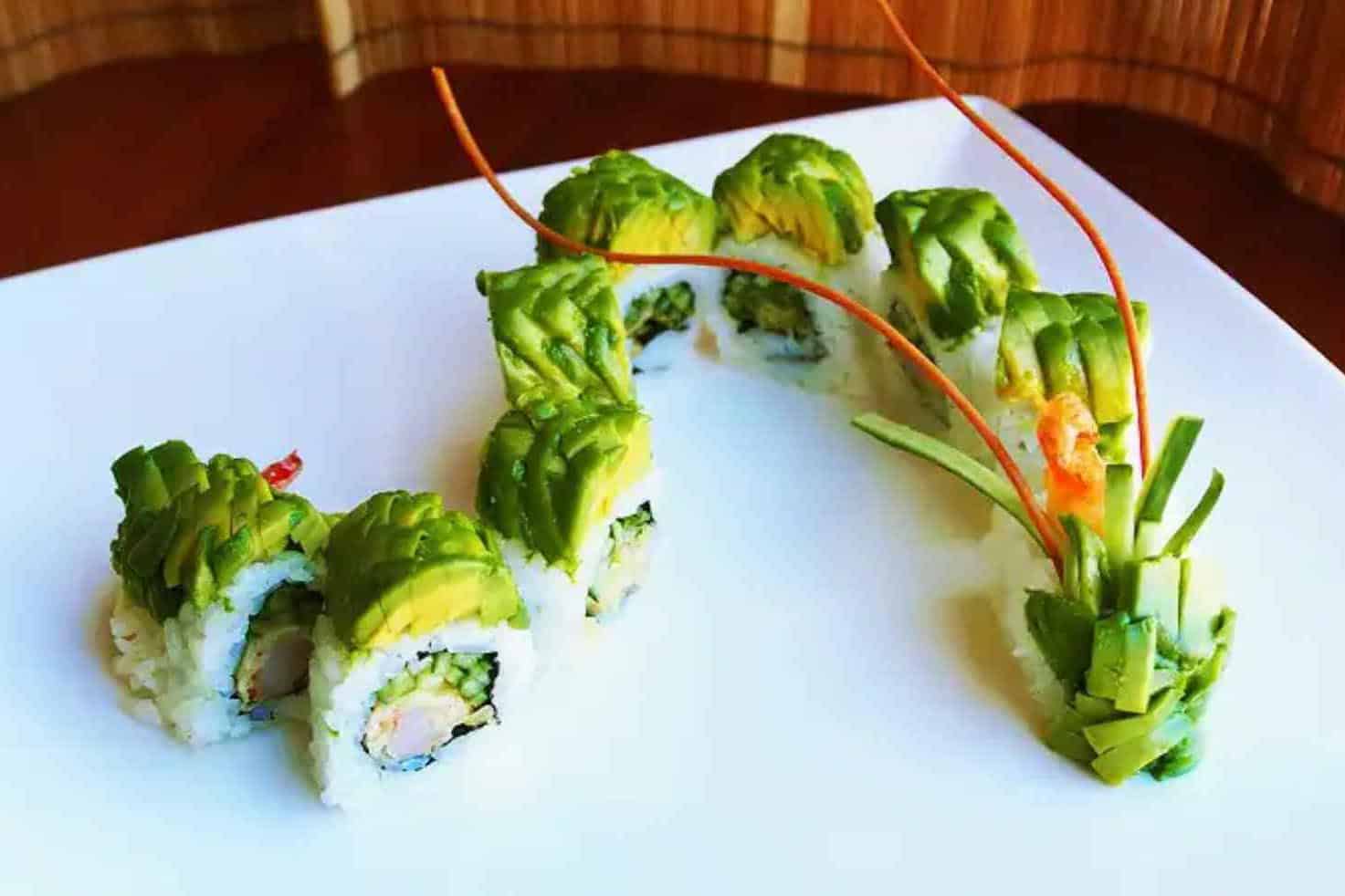 Dragon Roll Sushi Calories and Nutrition Facts