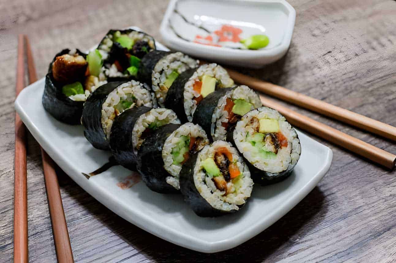 Eel Avocado Rollcalories of sushi roll-