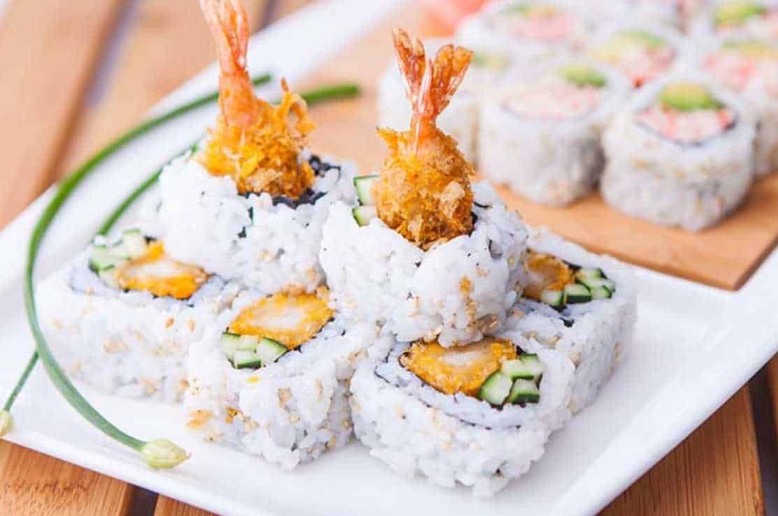 Shrimp Tempura Rollcalories in sushi-