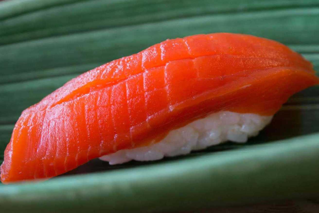 what type of salmon is used for sushi-Sockeye Salmon Sushi