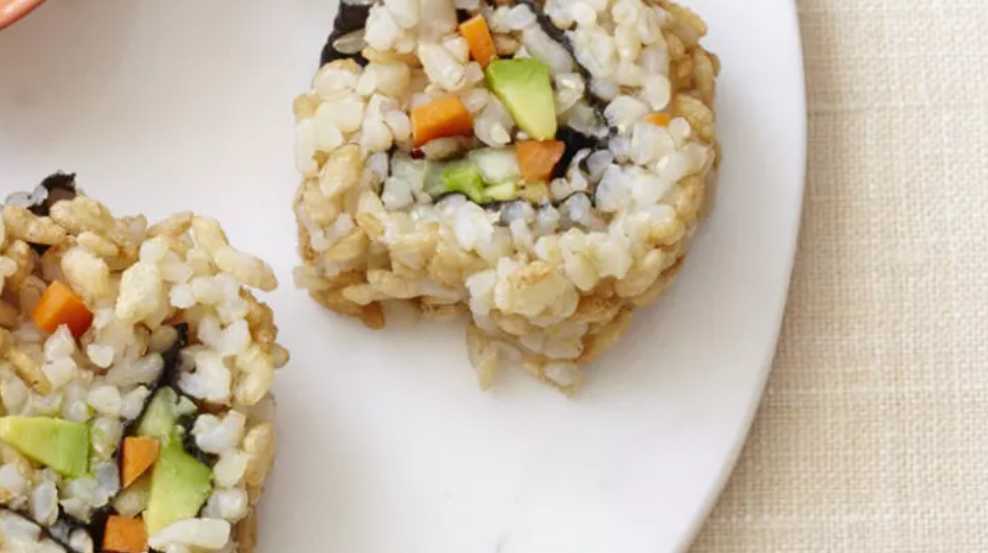 Teriyaki Veggie Crunchy Roll Sushi Recipe