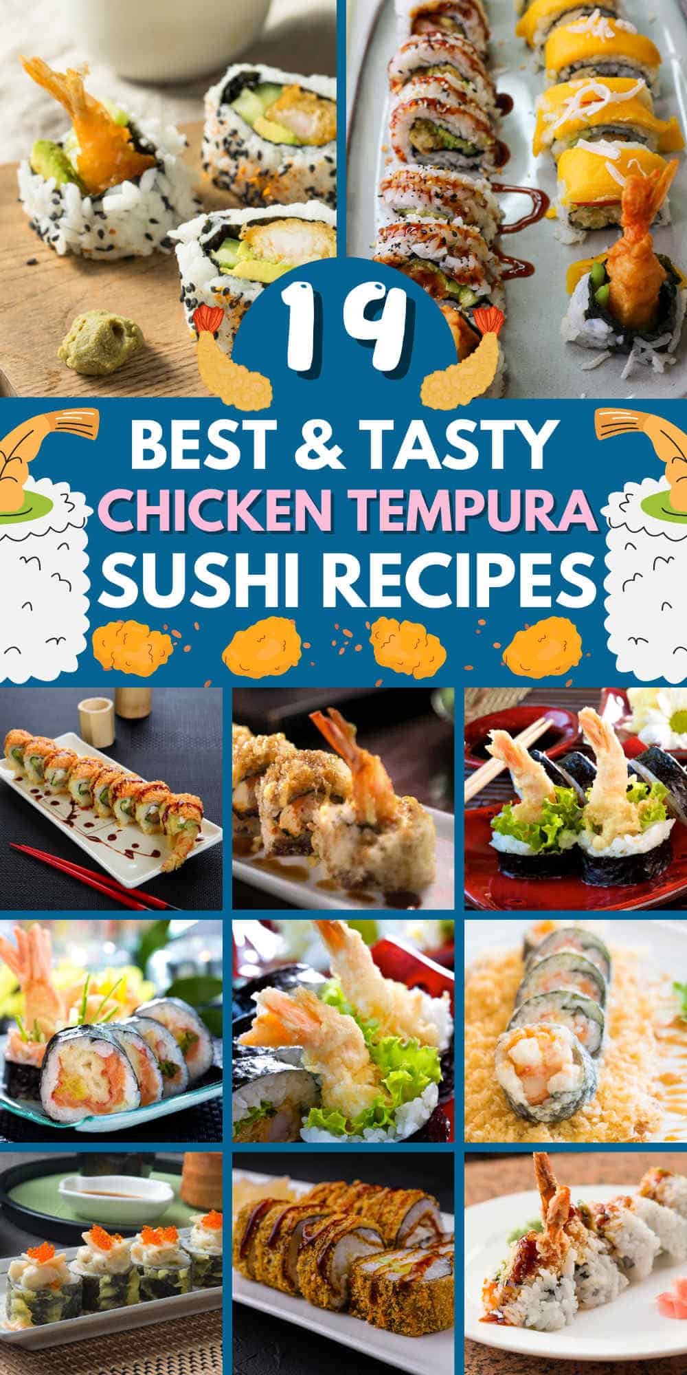 chicken tempura sushi recipes