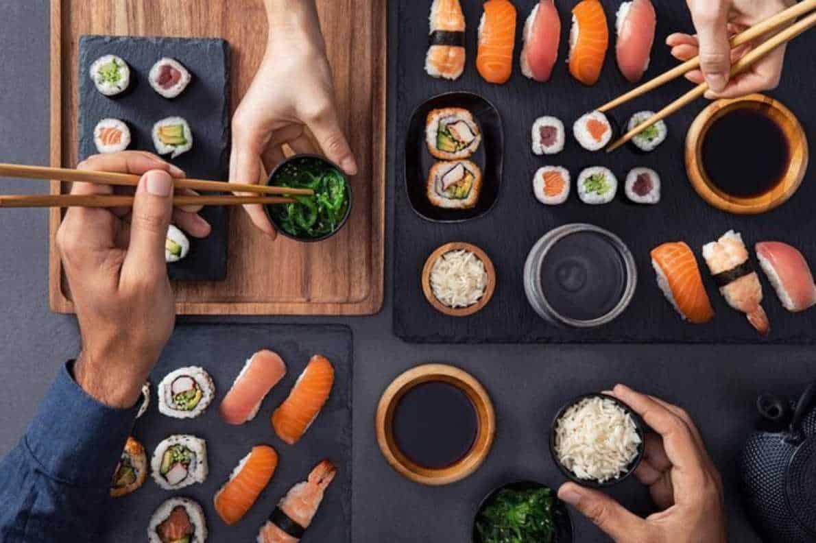 how much is sushi in japan