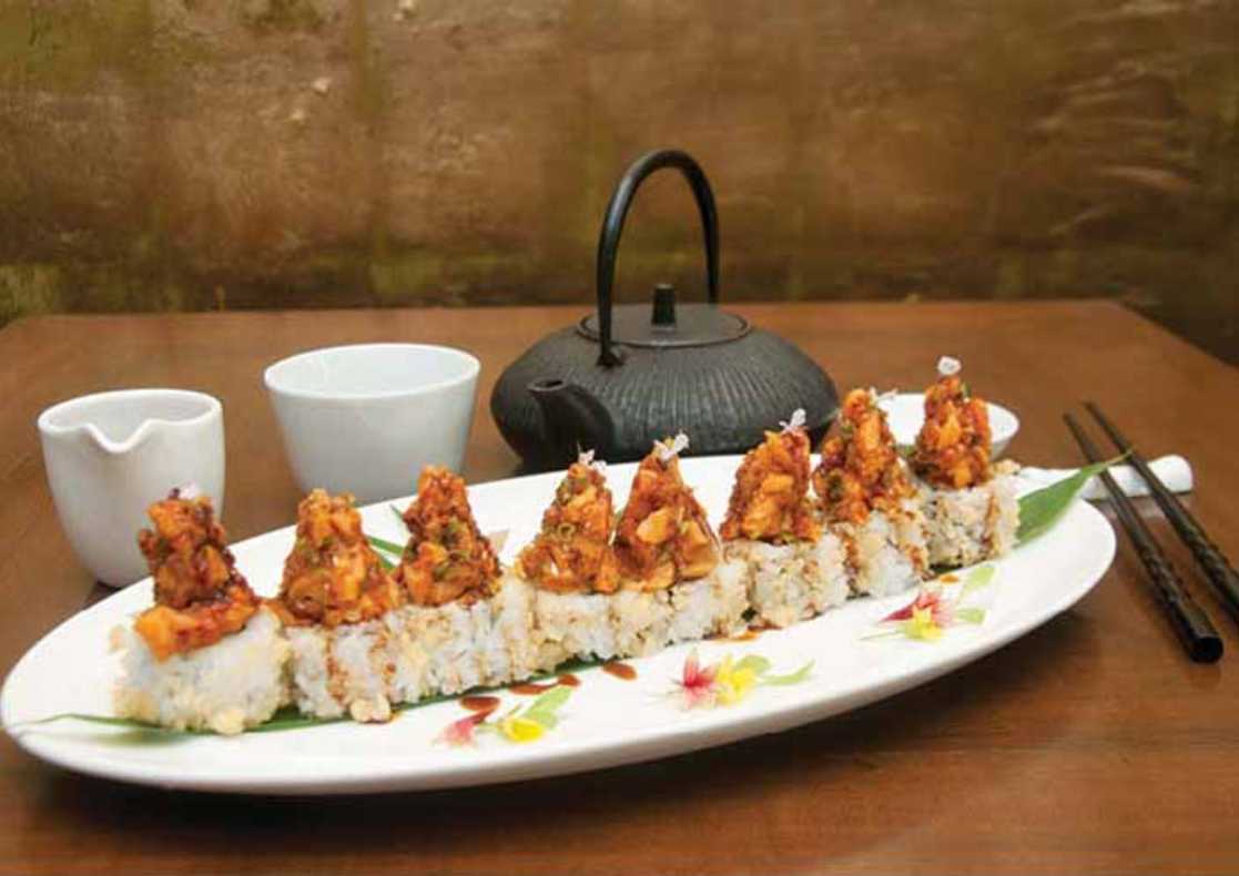 scallop sushi roll