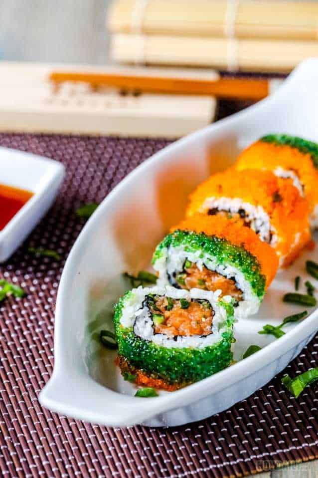spicy salmon roll