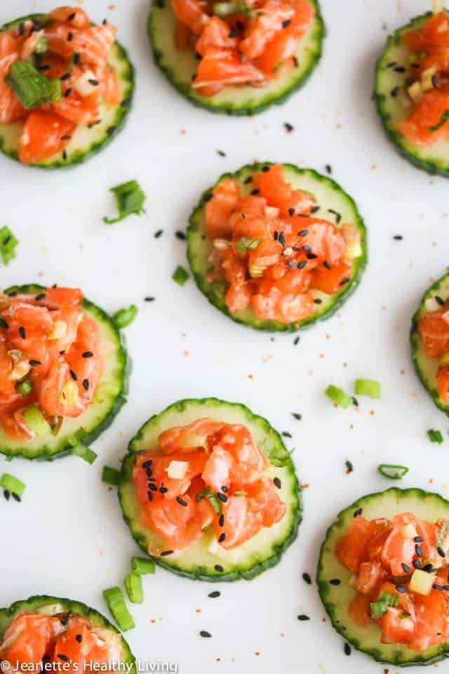 Jeanette’s Healthy Living Salmon Tartare Appetizer Recipe