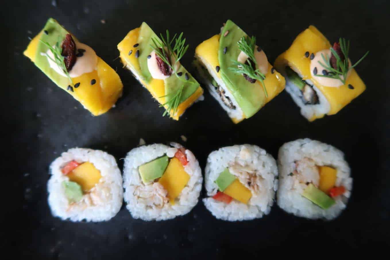 Mango Rolls (Omote Maki)