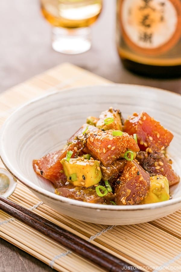 Tuna Poke Recipe by Just One Cookbook