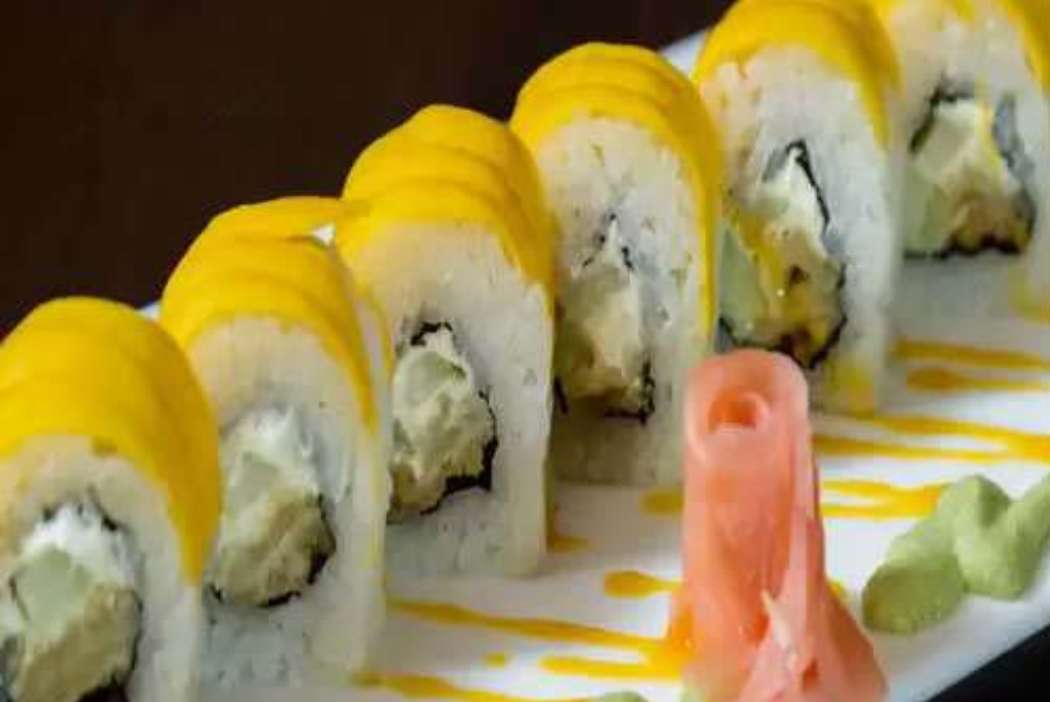 Vegan Avocado Mango Cucumber Sushi