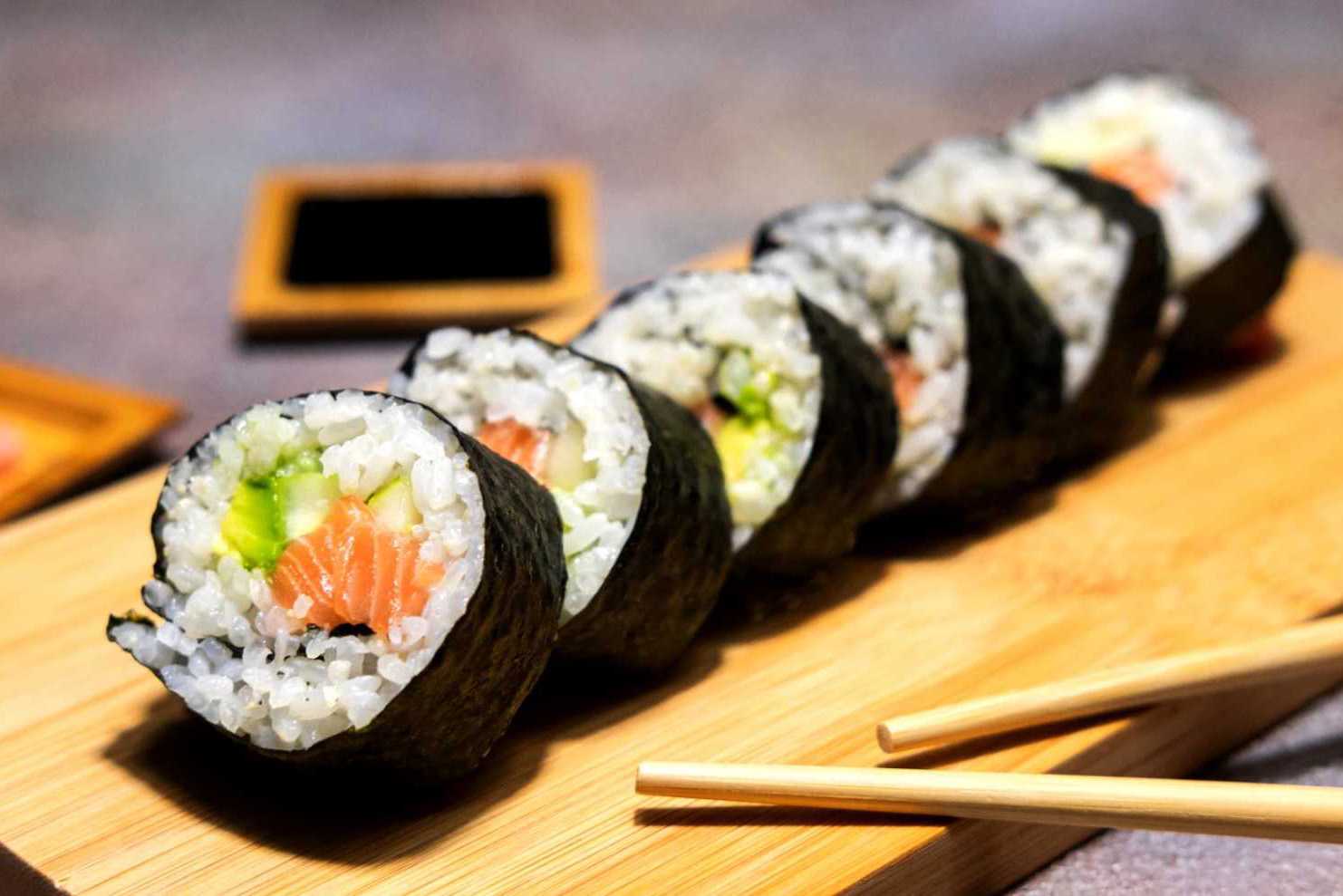 soy wrap sushi