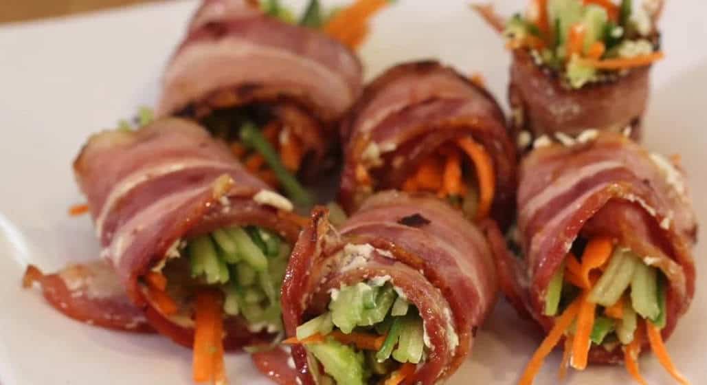 Bacon-Wrapped Keto Sushi