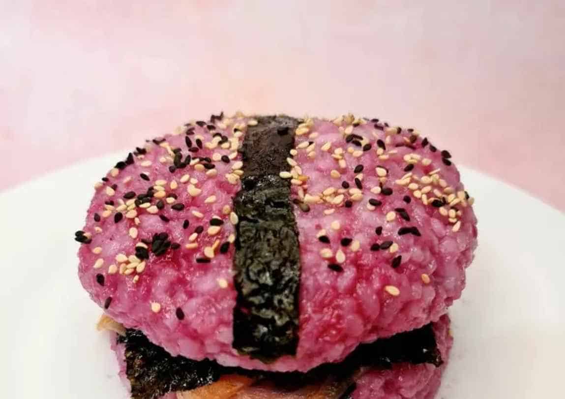 Pink Sushi Burger Recipe