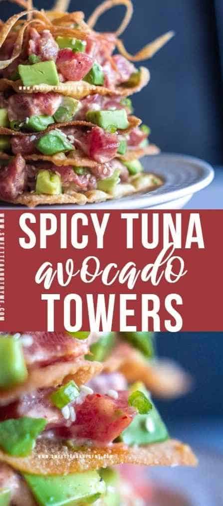 Spicy Tuna Avocado Tower