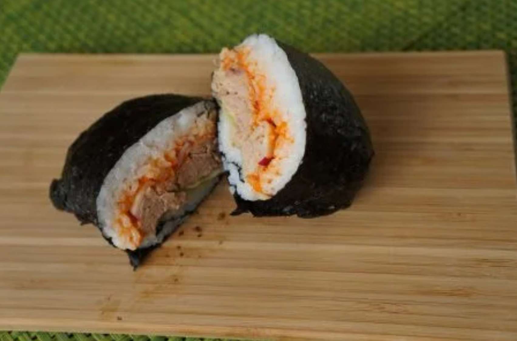 Spicy Tuna Onigirazu Sushi