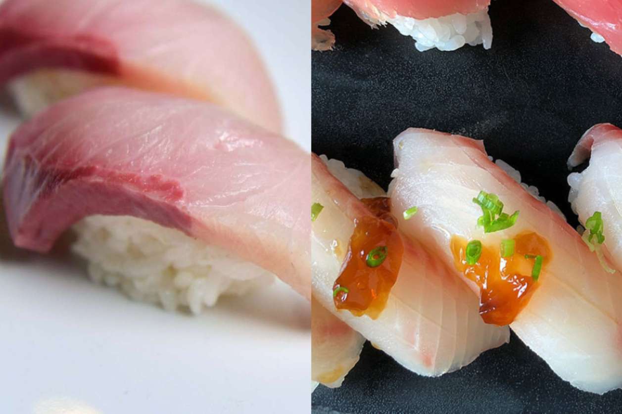 The Hamachi Sushi and The Yellowtail Sushi