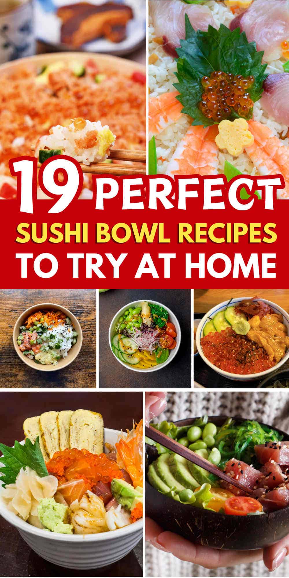 sushi bowl recipes