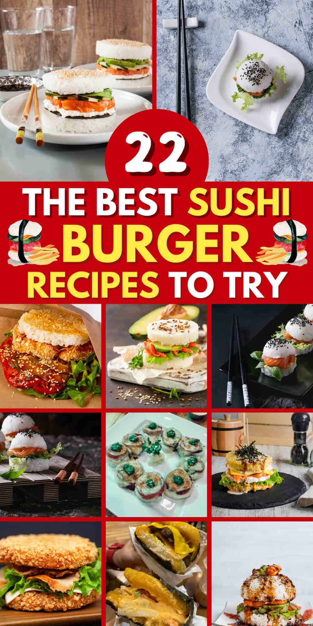 sushi burger recipes
