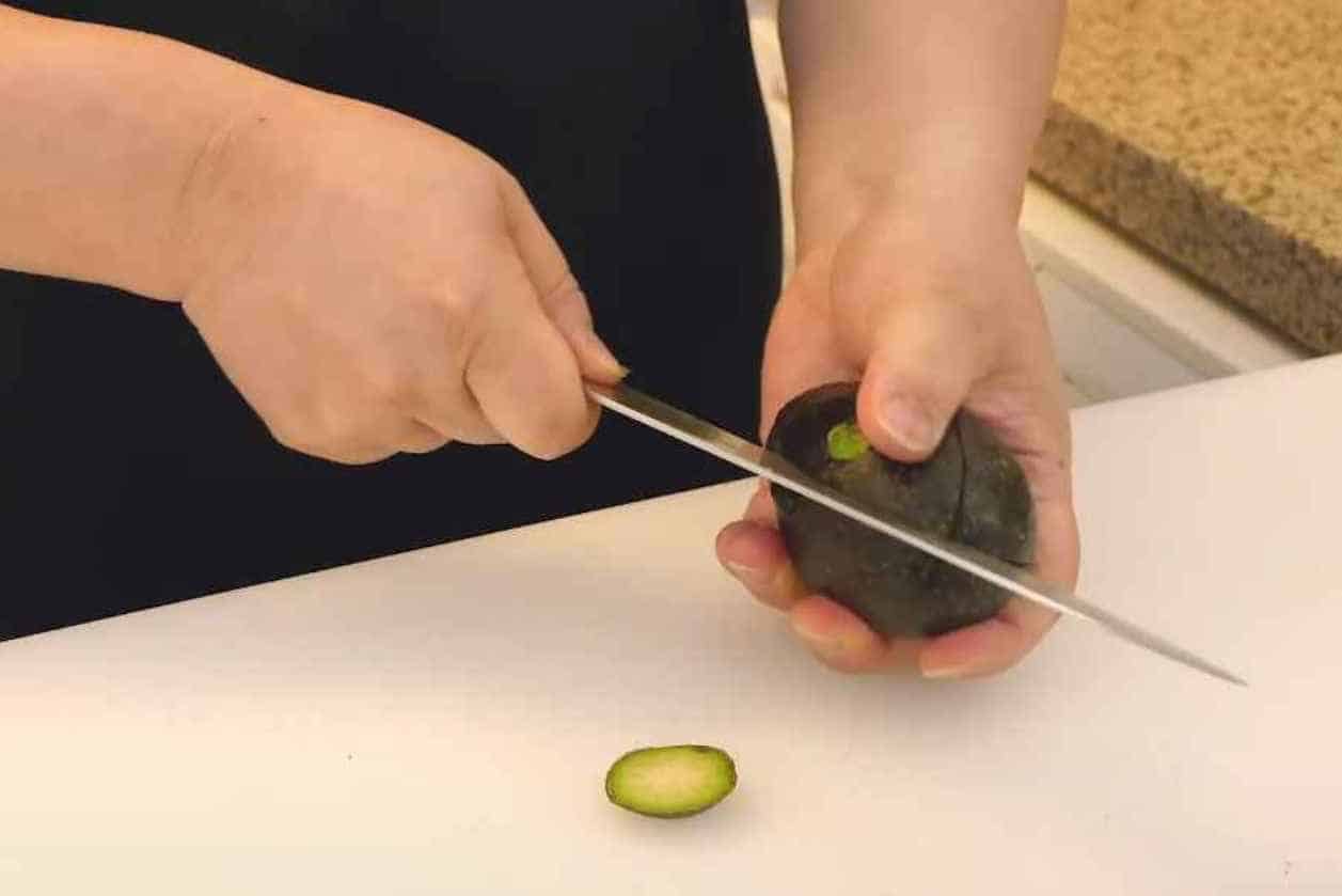 Prepare the Avocado and Cucumber