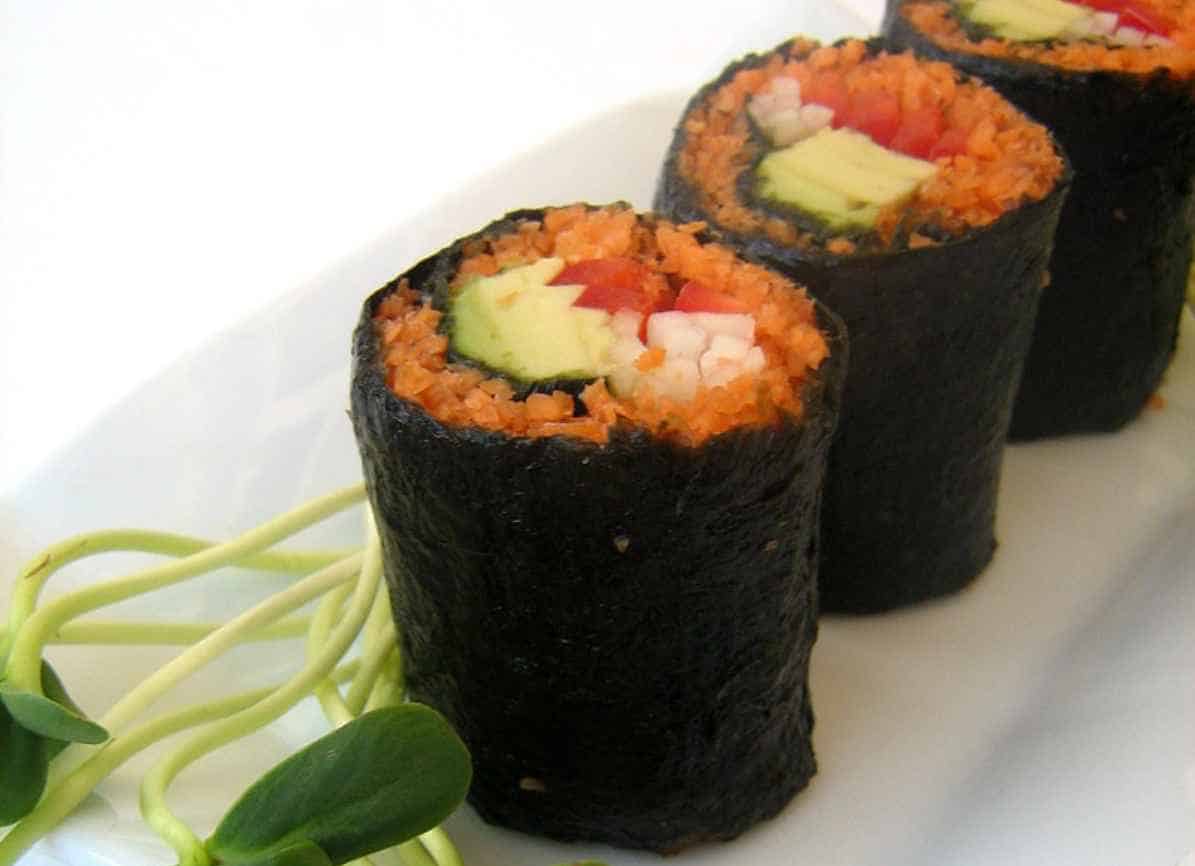 Raw Carrot Sushi Recipe (Vegan)