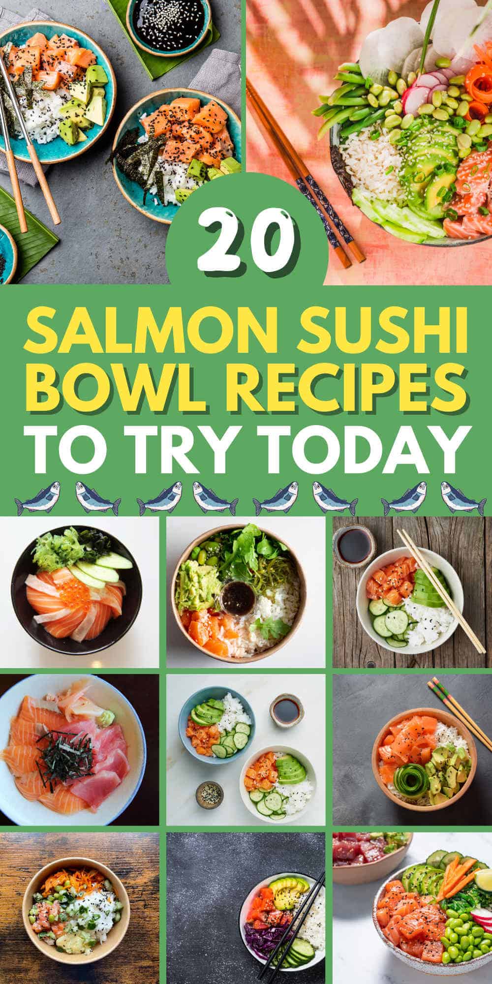 salmon sushi bowl