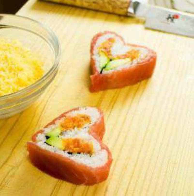  Tuna Steak Valentines Day Sushi Roll Recipe