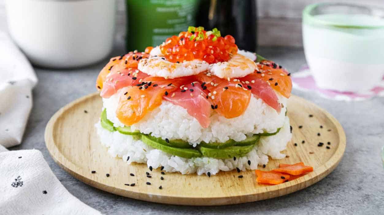 Whimsical Sushi Cake