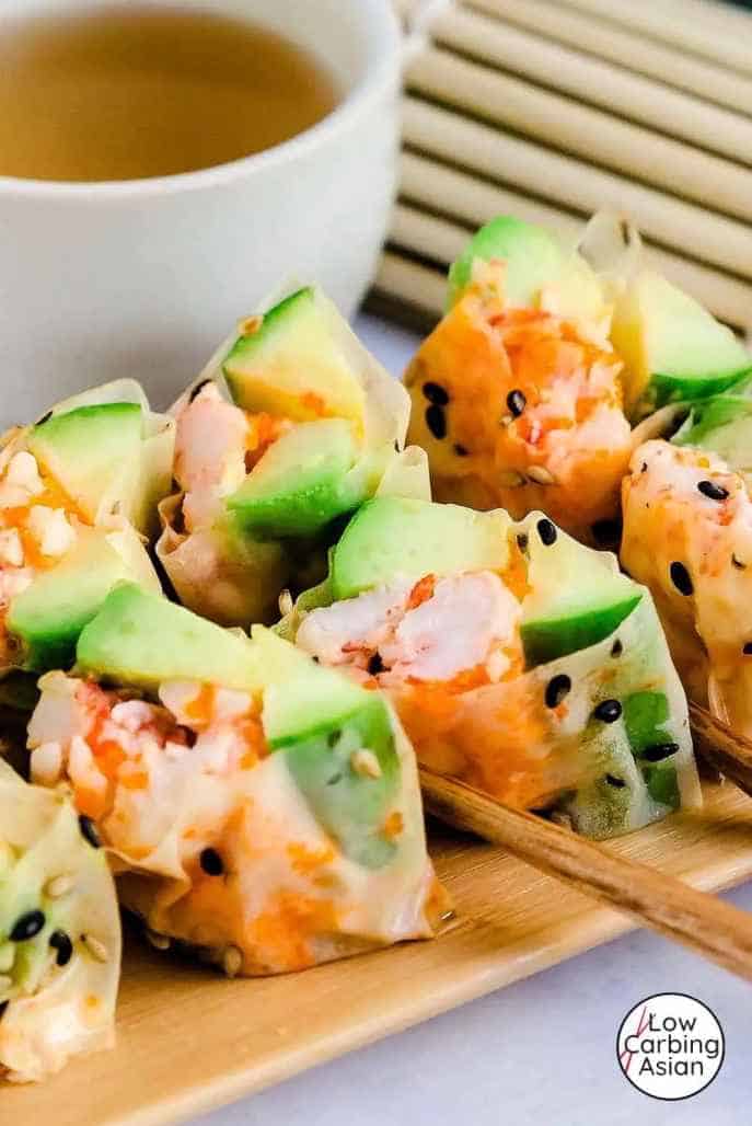 Lobster Sushi Rolls—Low-Carbing Asian