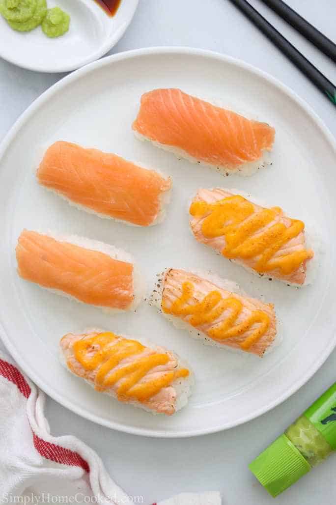 Salmon Nigiri Sushi—Simply Home Cooked