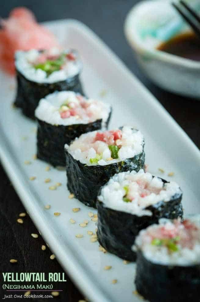 Yellowtail Sushi Roll—Just One Cookbook